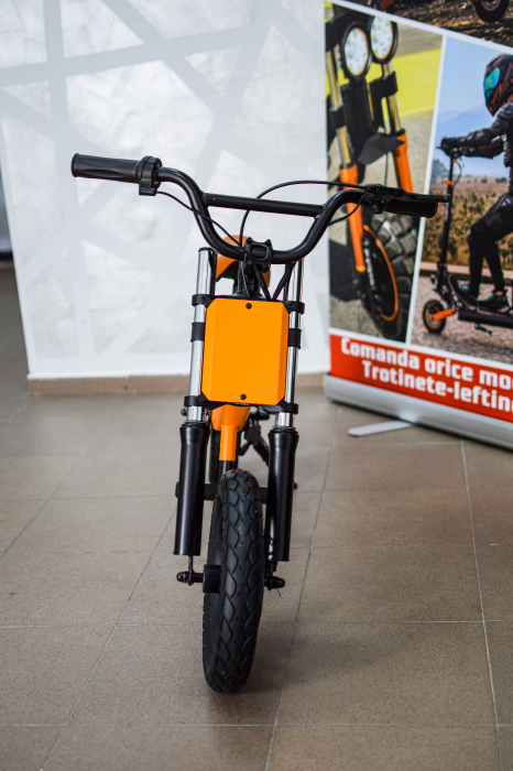 Bicicleta Copii Electrica C1, Anvelopa 12 inch, Motor 200w, 10km autonomie [3]