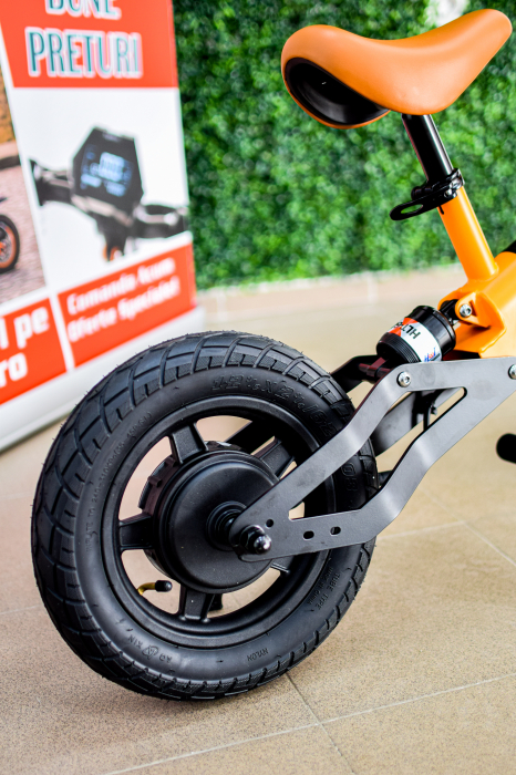 Bicicleta Copii Electrica C1, Anvelopa 12 inch, Motor 200w, 10km autonomie [6]