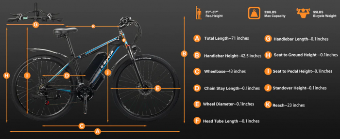 Bicicleta Electrica E8, roti 29 inch, 48V 17,5ah, 750W, 48 km/h [15]