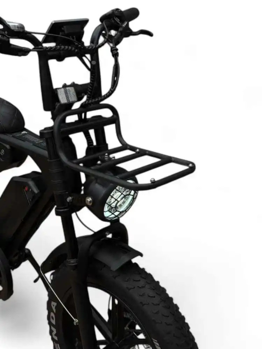 Bicicleta electrica OUXI V8 Pro, 250W, baterie 48V 15Ah, autonomie 60 km, roti 24x4.0, frane hidraulice [6]