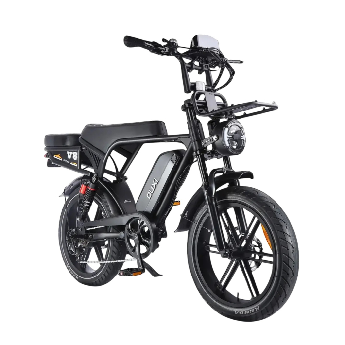 Bicicleta electrica OUXI V8 Ultra, 250W, baterie 48V 15Ah, autonomie 80 km, roti 20x4.0, frane hidraulice duble [3]