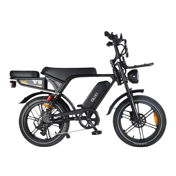 Bicicleta electrica OUXI V8 Ultra, 250W, baterie 48V 15Ah, autonomie 80 km, roti 20x4.0, frane hidraulice duble [5]