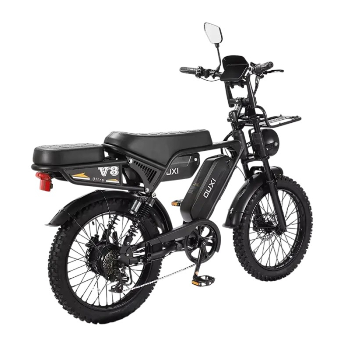 Bicicleta electrica OUXI V8 Ultra Max T, 250W, baterie 48V 30Ah, autonomie 120 km, frane hidraulice, baterie marita [2]
