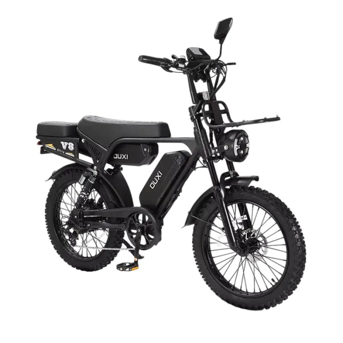 Bicicleta electrica OUXI V8 Ultra Max T, 250W, baterie 48V 30Ah, autonomie 120 km, frane hidraulice, baterie marita [3]