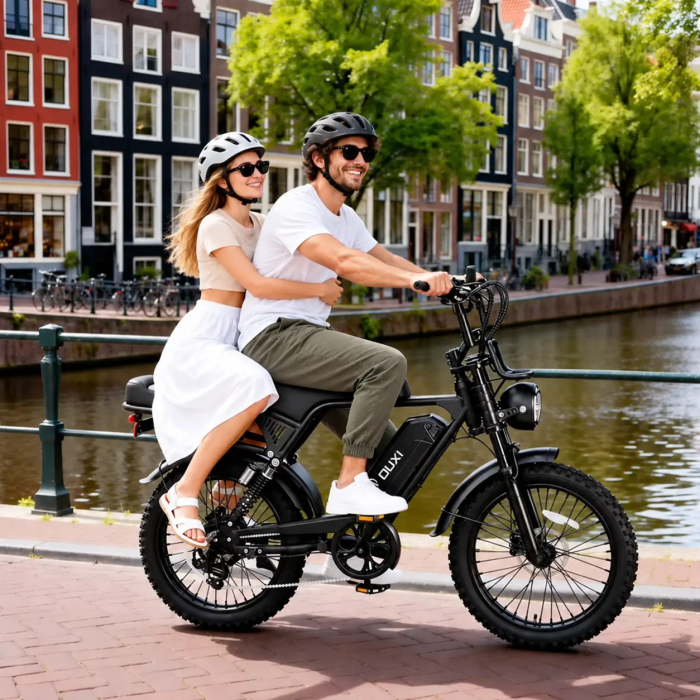 Bicicleta electrica OUXI V8 Ultra T, 250W, baterie 48V 15Ah, autonomie 80 km, anvelope off-road 20x4.0 [4]