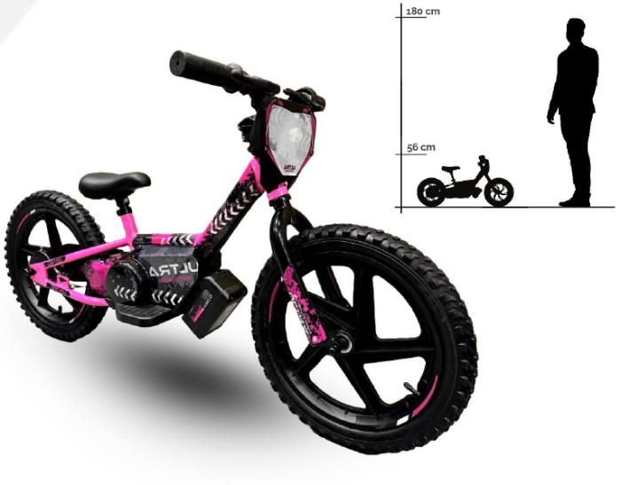 Bicicletă Electrică Copii TRX200 Fără Pedale | 200W, Roți 12” | trotinete-ieftine.ro [3]