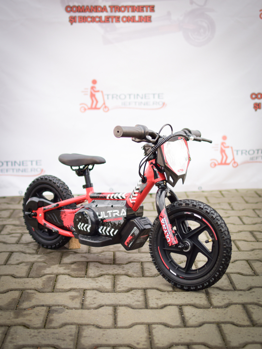 Bicicletă Electrică Copii TRX200 Fără Pedale | 200W, Roți 12” | trotinete-ieftine.ro [5]