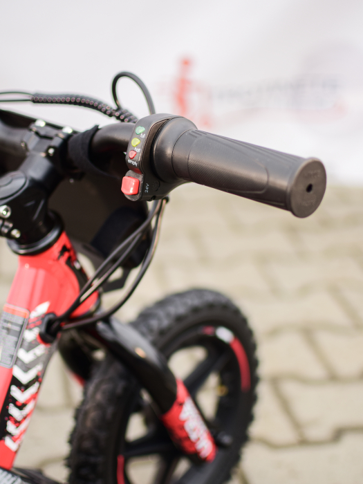 Bicicletă Electrică Copii TRX200 Fără Pedale | 200W, Roți 12” | trotinete-ieftine.ro [6]