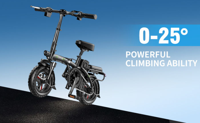 Bicicletă electrică pliabilă 48V 20Ah, motor 740W, autonomie până la 80 km, viteză 32 km/h, suspensie dublă [6]