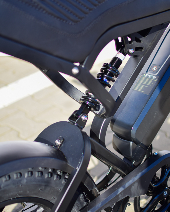 Bicicletă electrică QM-Wheel V20 Mini FatBike 250W 48V [15]