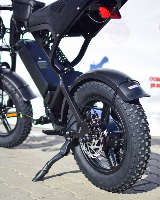 Bicicletă electrică QM-Wheel V20 Mini FatBike 250W 48V [9]