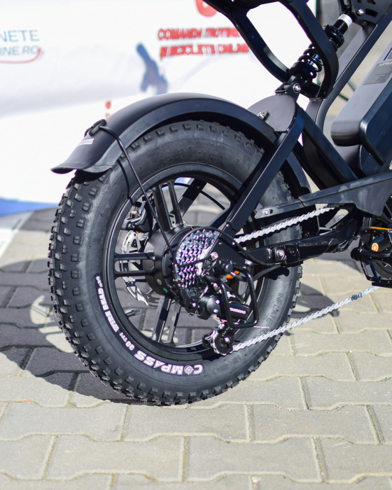 Bicicletă electrică QM-Wheel V20 Mini FatBike 250W 48V [5]