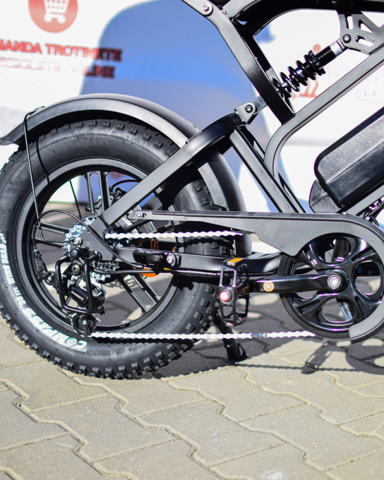 Bicicletă electrică QM-Wheel V20 Mini FatBike 250W 48V [8]