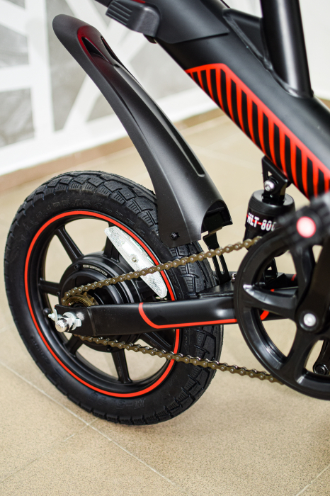 Bicicleta Electrica Y1-14, Motor 350W, Viteza 25km/h, Anvelope 14 inch, 40km [16]