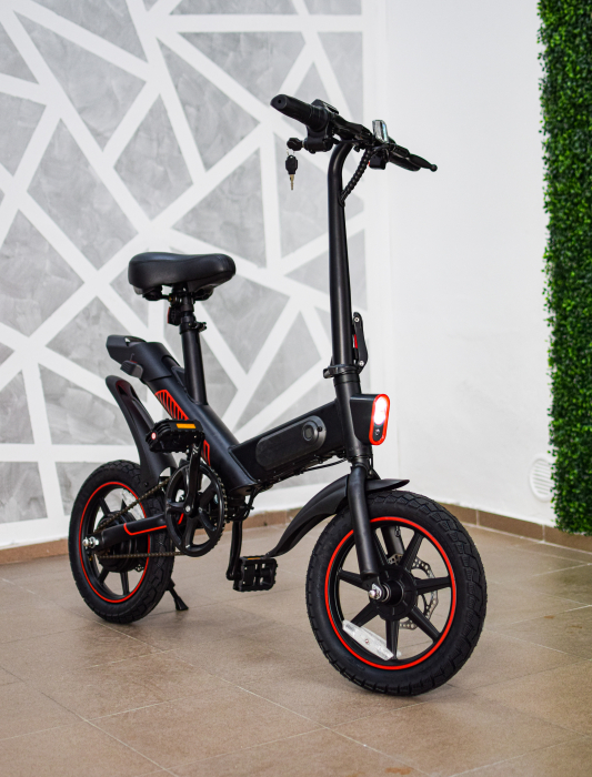 Bicicleta Electrica Y1-14, Motor 350W, Viteza 25km/h, Anvelope 14 inch, 40km [14]
