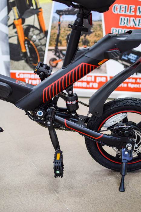 Bicicleta Electrica Y1-14, Motor 350W, Viteza 25km/h, Anvelope 14 inch, 40km [6]