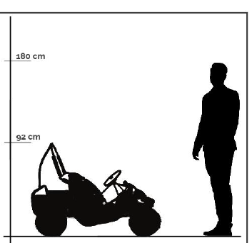 Buggy Electric DBX1000 1000W 48V 30kmh Autonomie 15km [4]