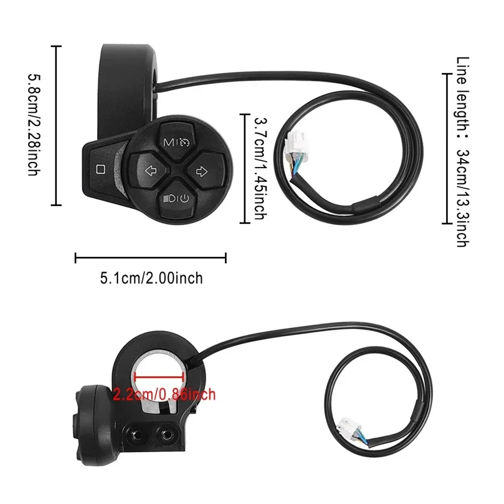 Buton/comutator de comanda pentru trotineta electrica Segway Ninebot ZT3 Pro [2]