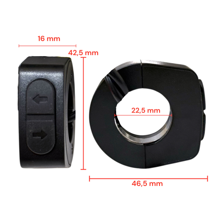 Buton/comutator de comanda semnalizare original pentru trotineta electrica NAVEE N65 [2]