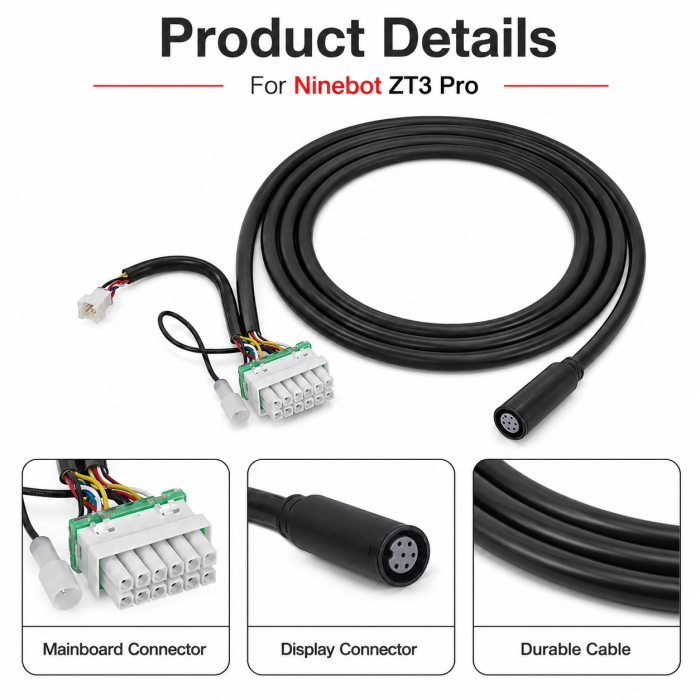 Cablu de comunicatie pentru trotineta electrica Ninebot ZT3 Pro, original [3]