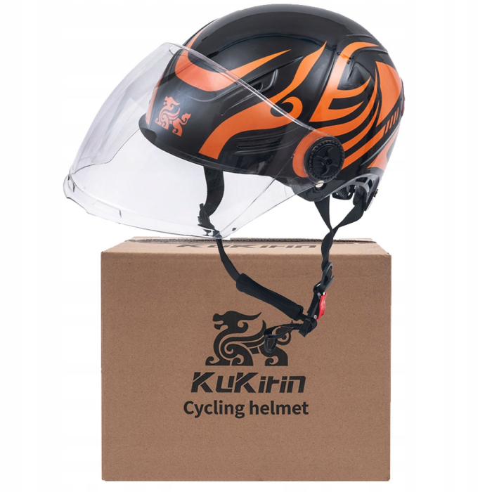 Cască trotinetă electrică KuKirin cu vizieră | Mărime universală [3]