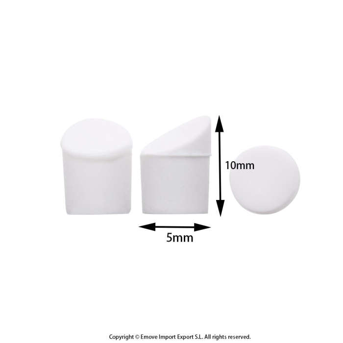 Cauciucuri albe pentru suruburile aripii spate Xiaomi (3 bucati) [2]