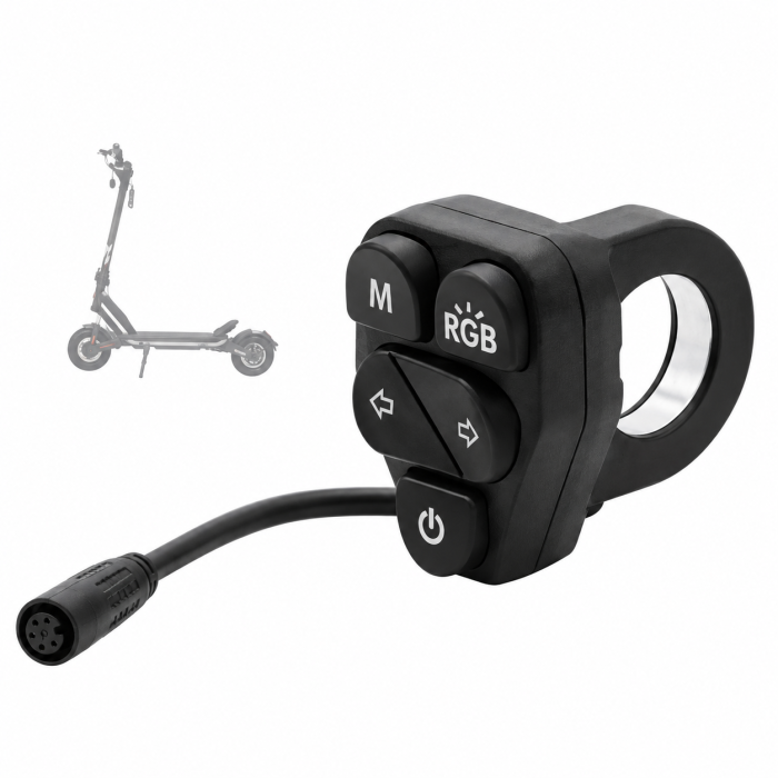 Comutator Lumini KuKirin T3 – Piesa Originala pentru Trotineta Electrica [2]