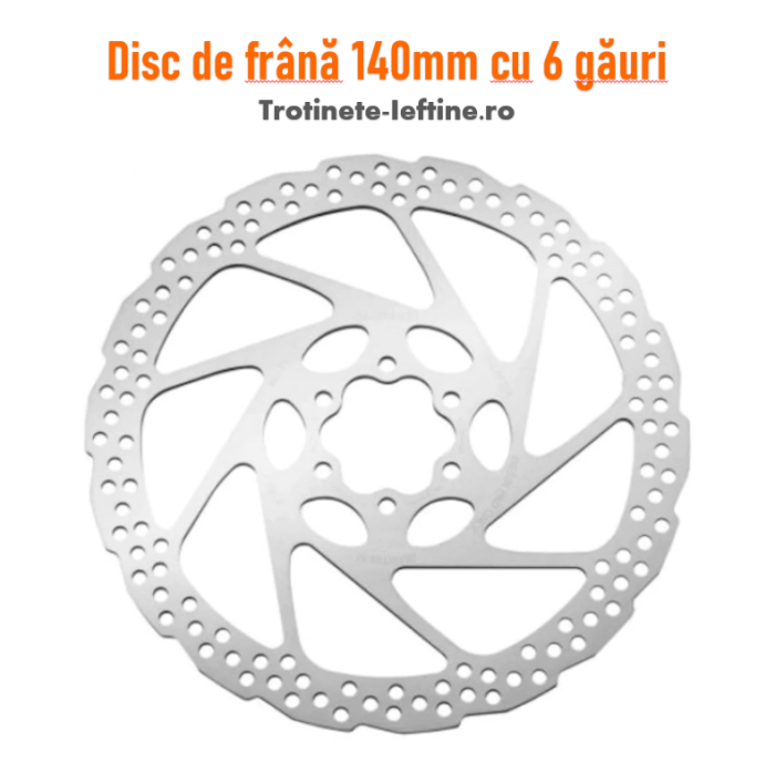 Disc de frână 140mm cu 6 găuri pentru trotinetă [1]