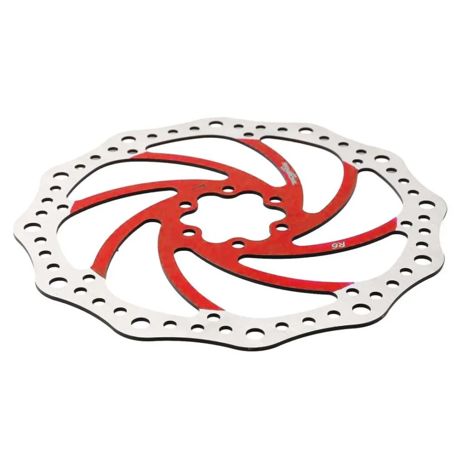 Disc de frână zimțat roșu 160 mm pentru trotinetă electrică [2]