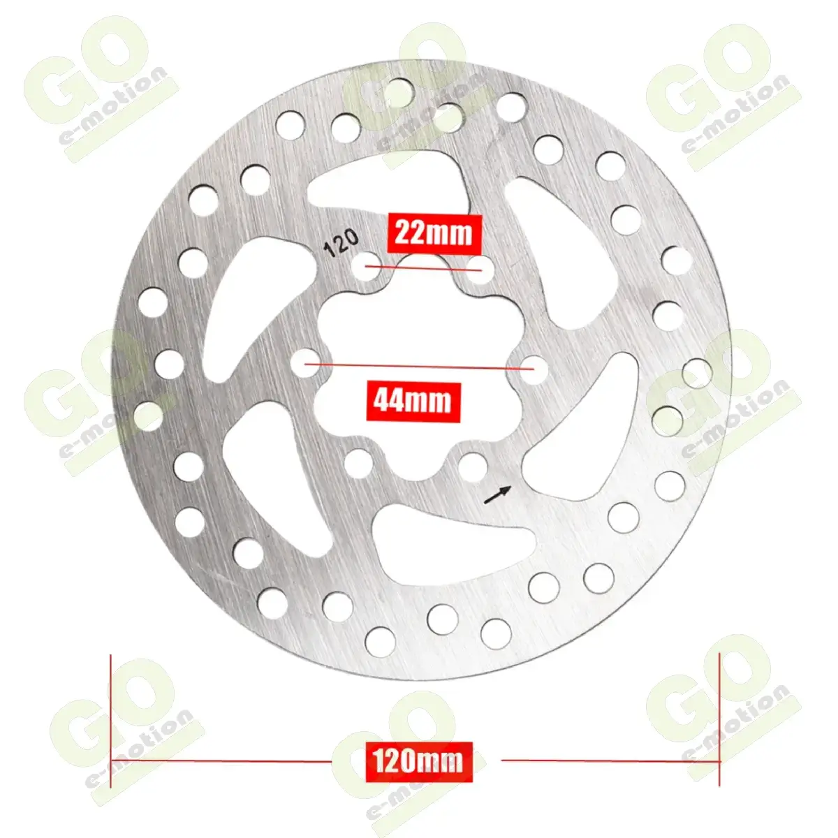Disc frana 120mm pentru Zero 8X [4]