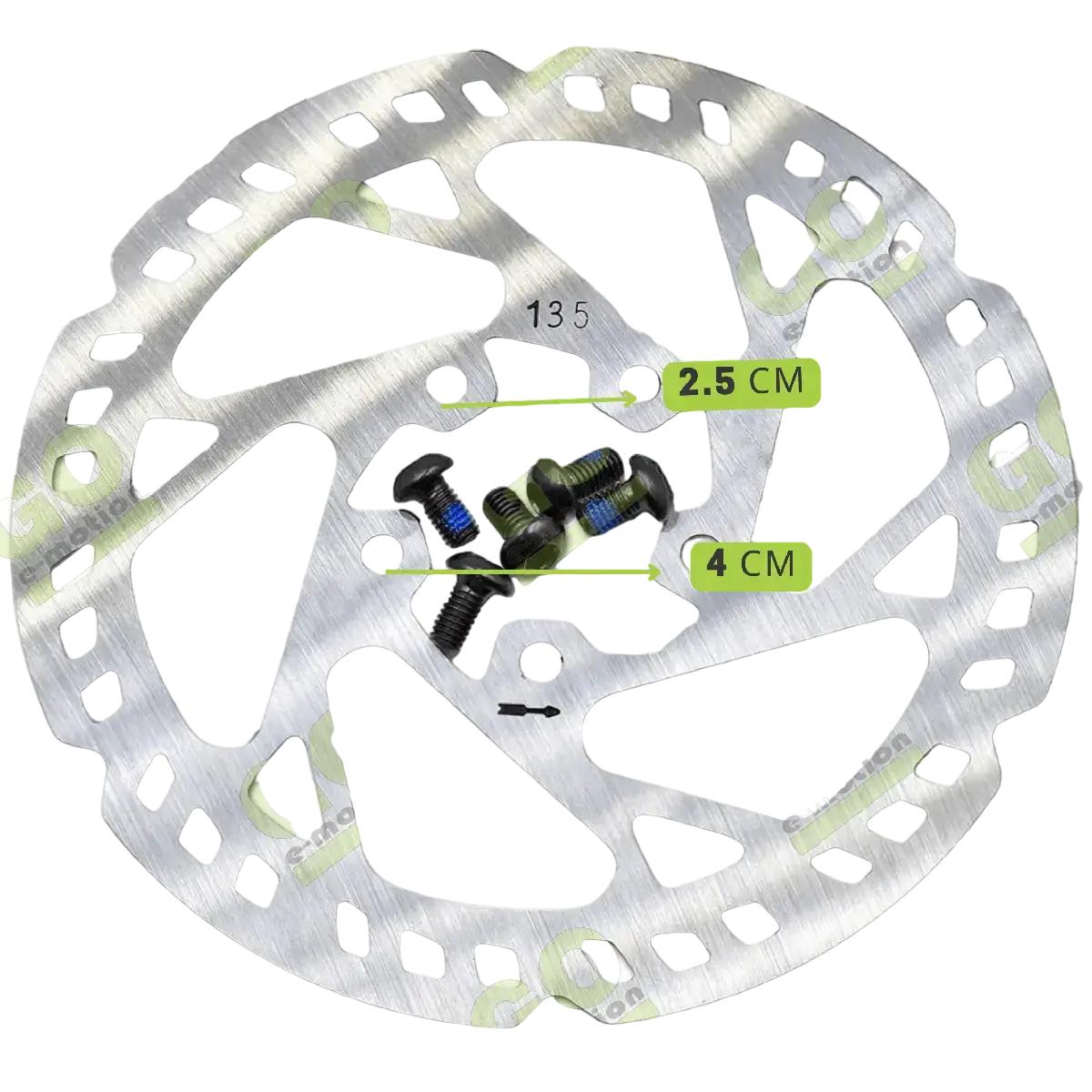 Disc frana 135 mm pentru Xiaomi M365, PRO, Mi3 [3]