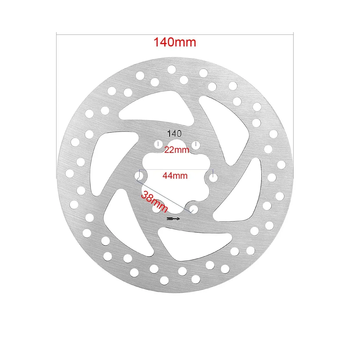 Disc Frana KuKirin M4 Max – 140 mm, Prindere 6 Gauri, Otel Inoxidabil [2]