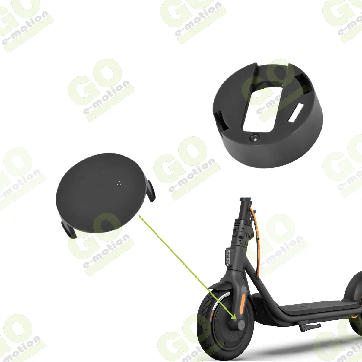 Dop capace de siguranta furca fata pentru Ninebot F30, F40 [3]