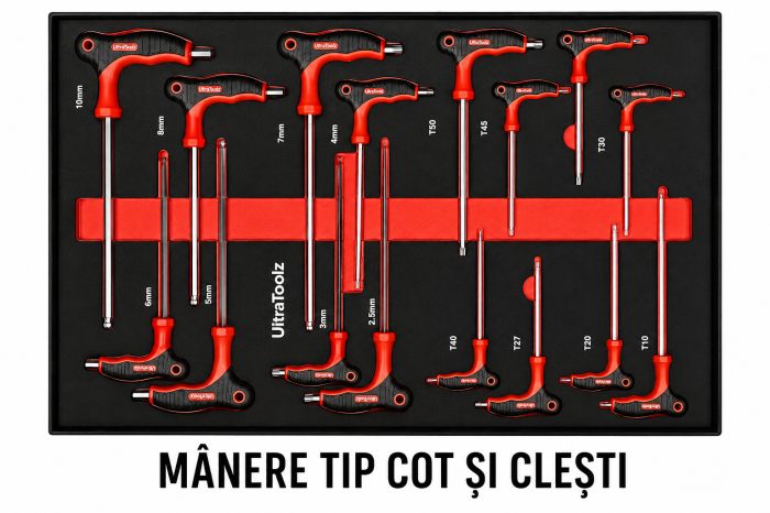 Dulap Scule Profesional 7 Sertare 299 Piese | Troler Premium 75KG [6]