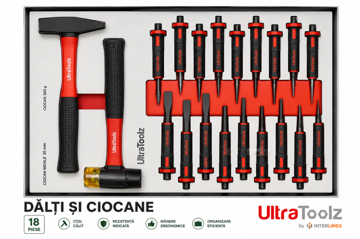 Dulap Scule UltraToolz 7/7 PRO XXL cu Cheie Dinamometrică – Carucior Profesional Atelier [9]