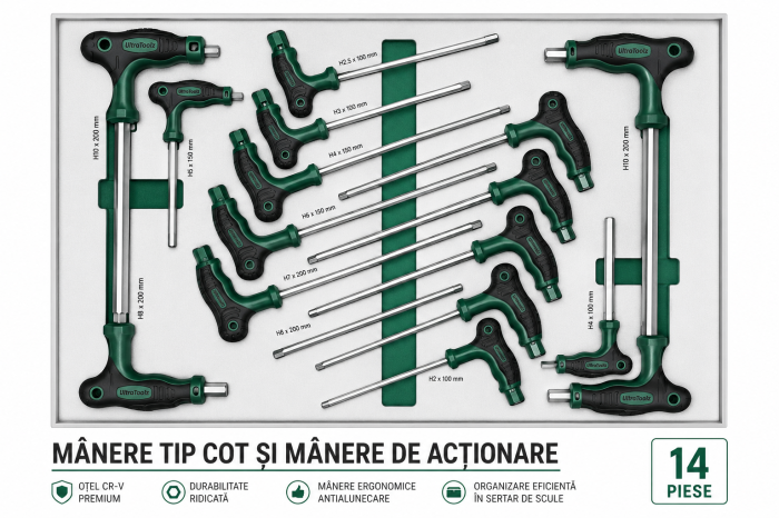 Dulap Scule UltraToolz 7/8 PRO XXL cu Cheie Dinamometrică – Carucior Atelier Profesional [9]