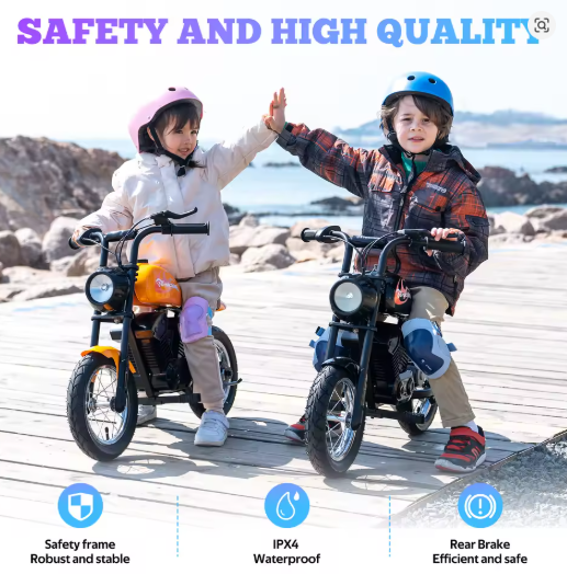 Motocicletă electrică copii EVERCROSS EV08M 150W 12 inch [5]