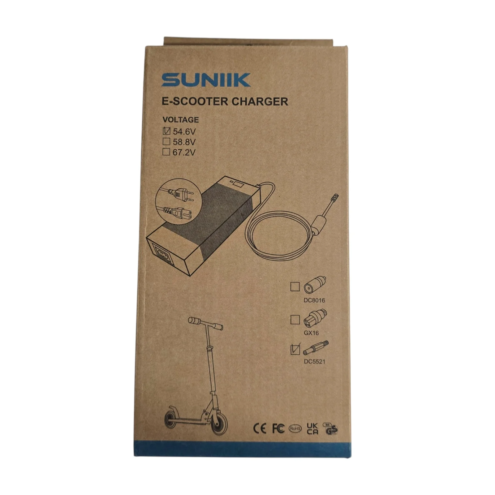 Încărcător trotinetă electrică 54.6V 2A DC5521 – Premium, rapid și sigur [2]