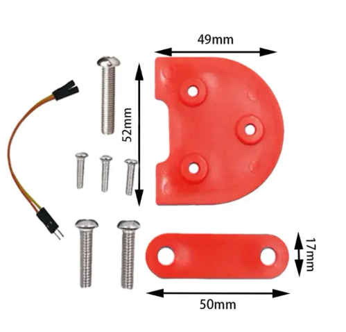 Kit Complet 10 Inch pentru Trotinetă Xiaomi – Culoare Roșie [4]