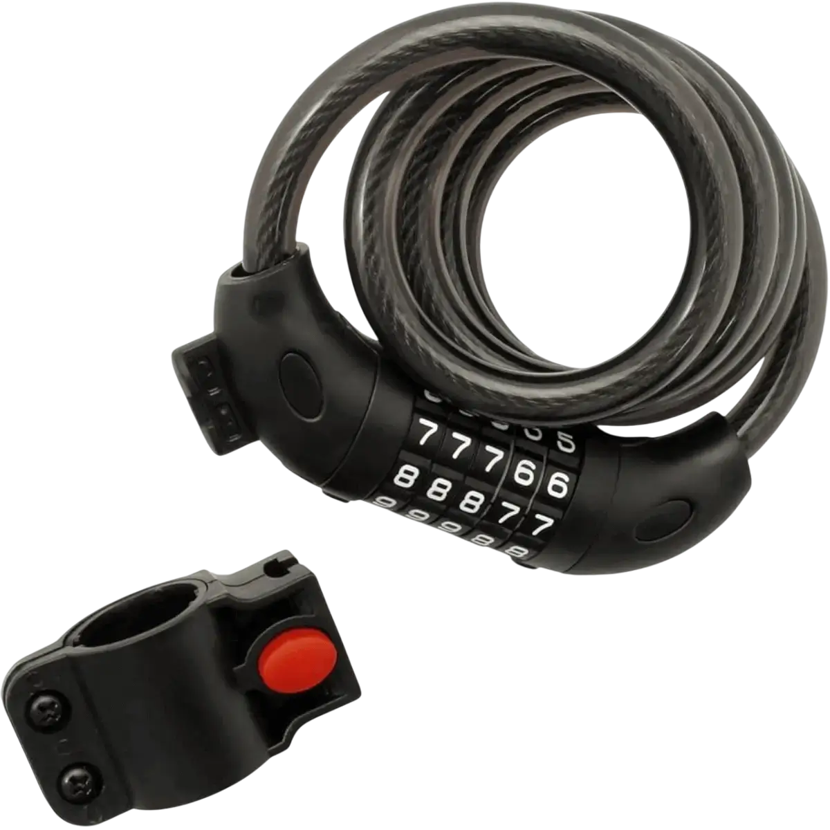 Lacat cu cod 1.2m pentru scuter [2]