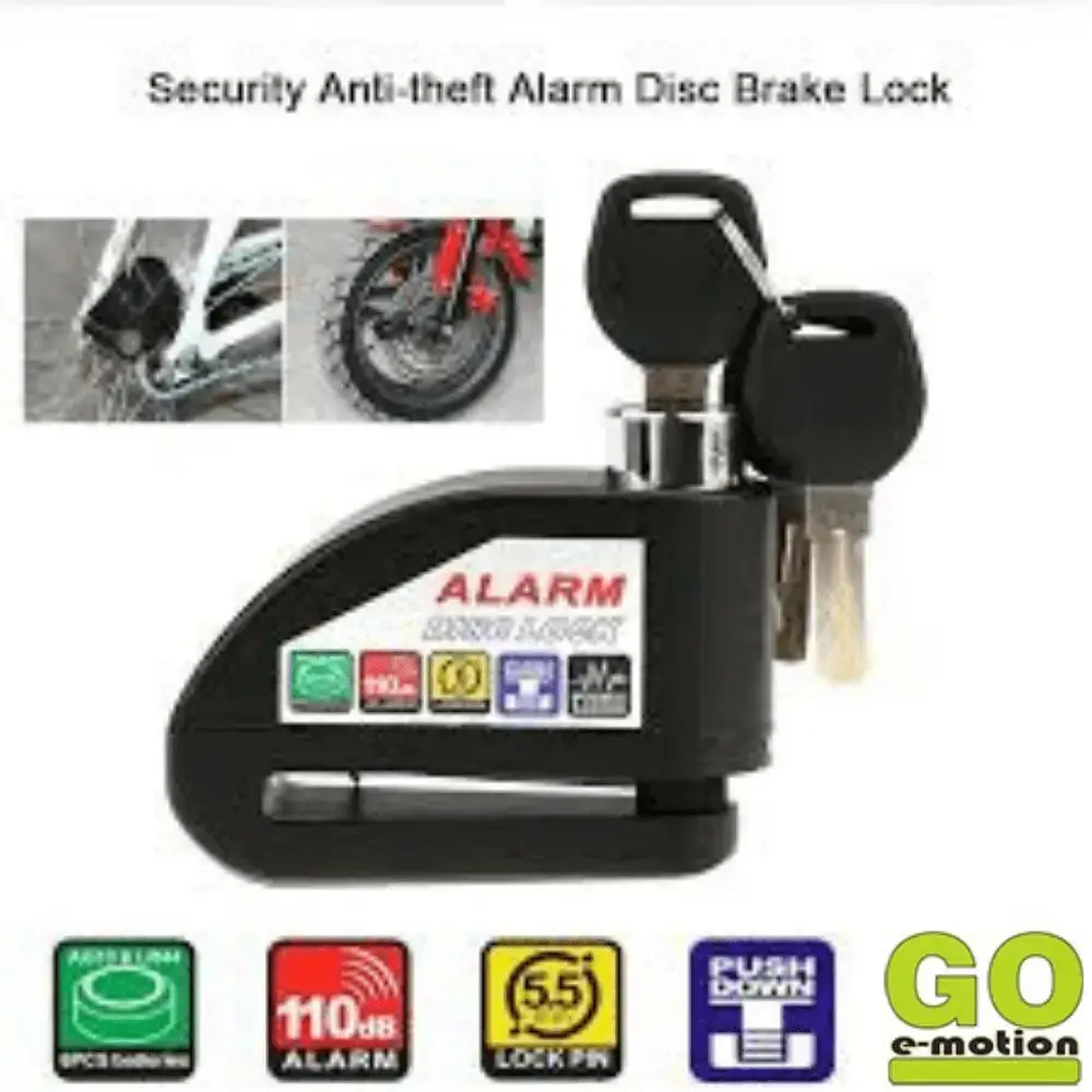 Lacat rezistent la apa cu alarma disc de frana [2]