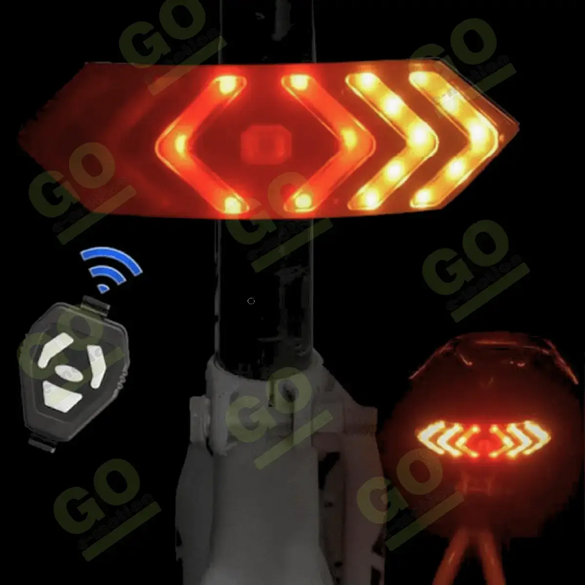Lampa spate cu semnalizatoare pentru scuter/bicicleta [5]