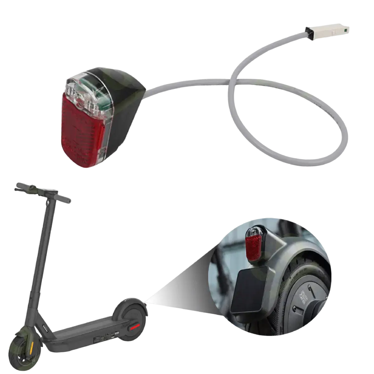 Lumina de frana spate pentru Ninebot Max G30D [4]