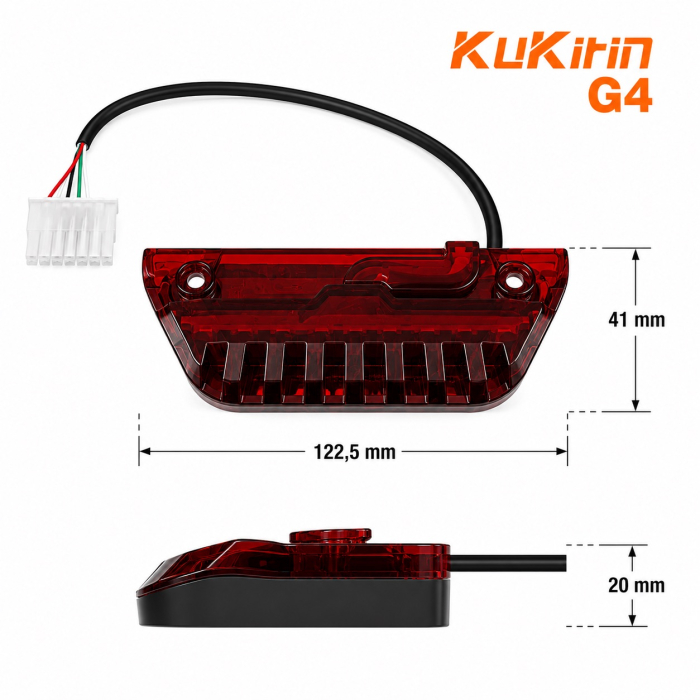 Lumină Spate LED pentru Kukirin G4 | Stop Original Compatibil [2]