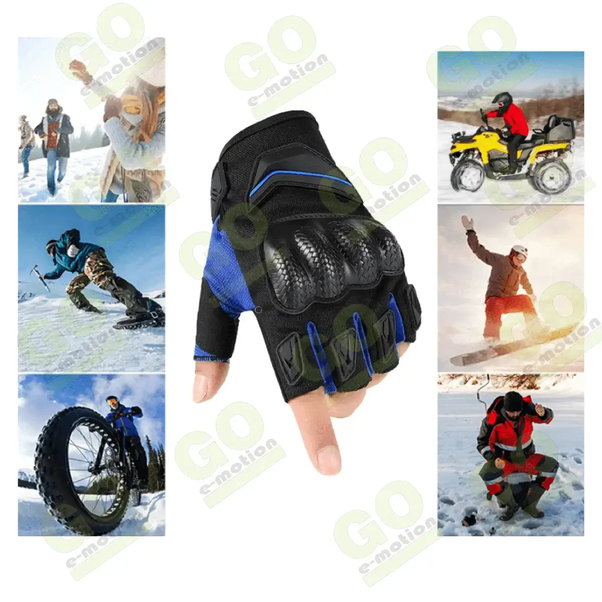 Manusi fara degete pentru trotineta/bicicleta [4]