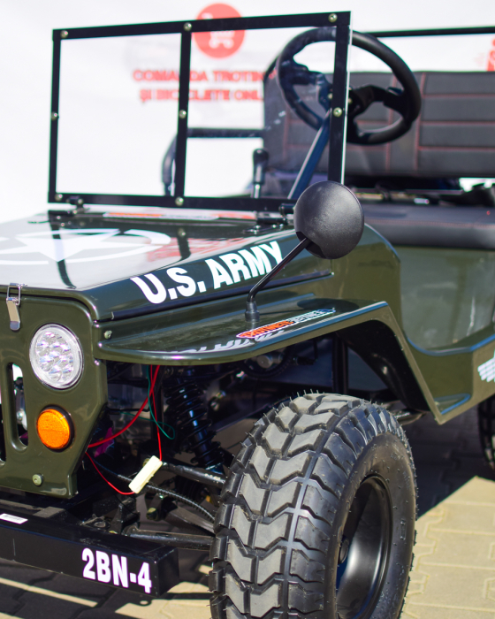 Mini Jeep Willys 150cc 11HP 2 Locuri Semi Automat [21]