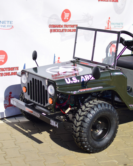 Mini Jeep Willys 150cc 11HP 2 Locuri Semi Automat [4]