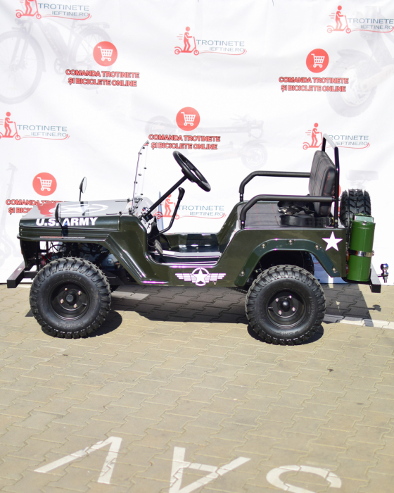 Mini Jeep Willys 150cc 11HP 2 Locuri Semi Automat [14]
