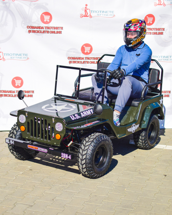 Mini Jeep Willys 150cc 11HP 2 Locuri Semi Automat [23]