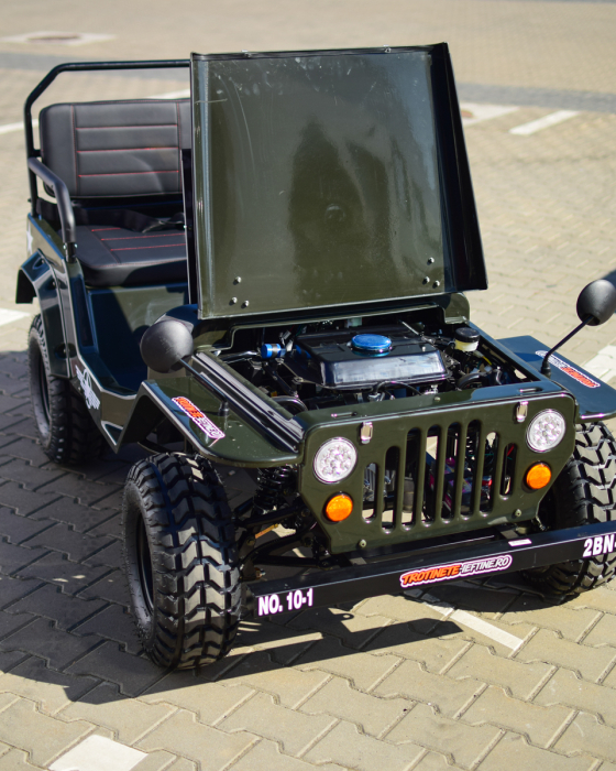 Mini Jeep Willys 150cc 11HP 2 Locuri Semi Automat [12]